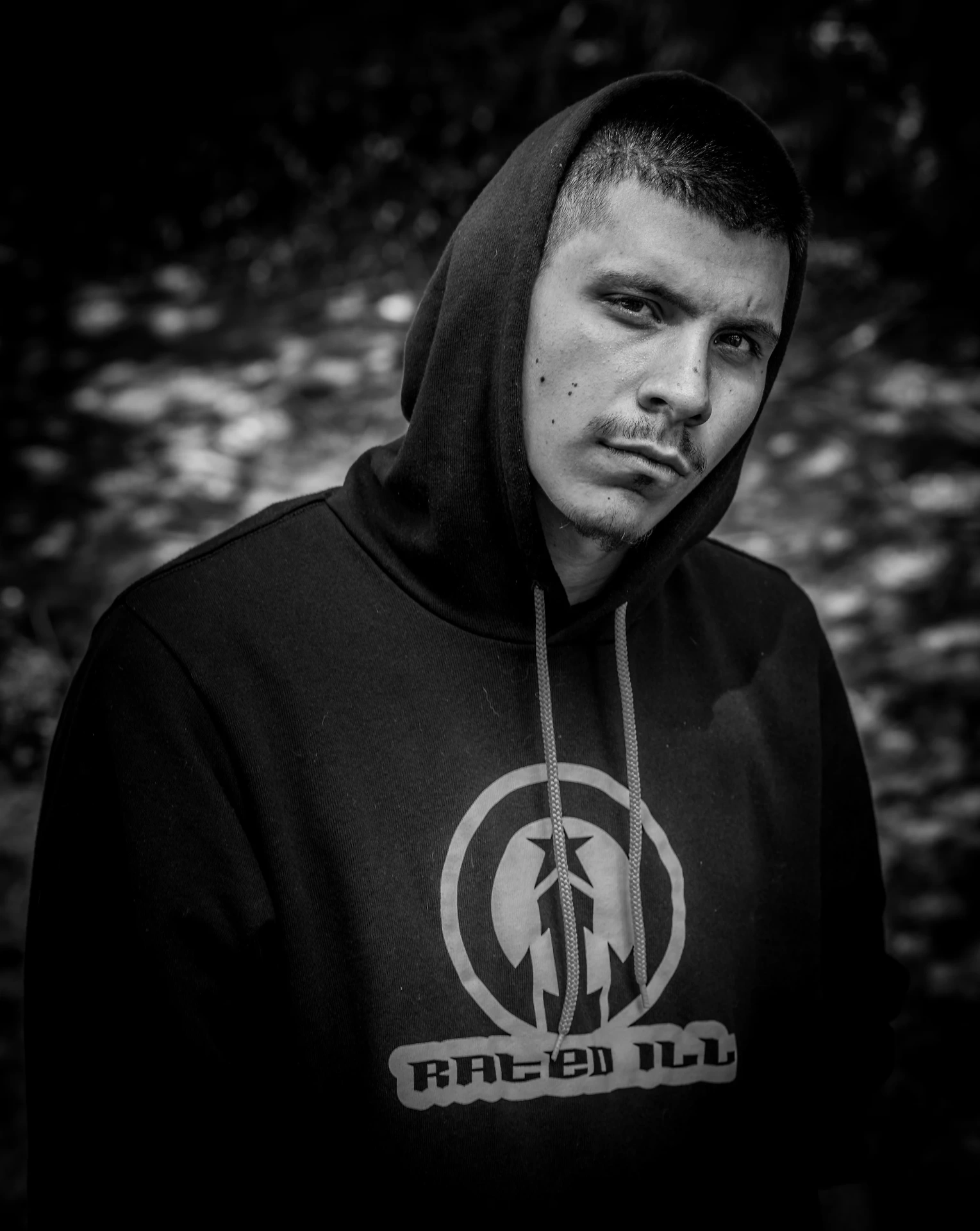 Rated Ill black pullover hoodie